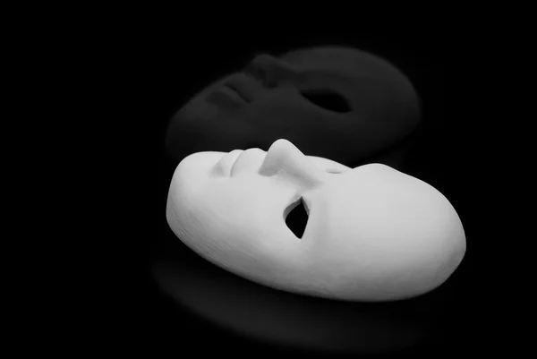 Black and White masks — Stock Photo, Image