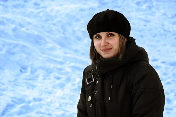 Girl in winter — Stock Photo, Image