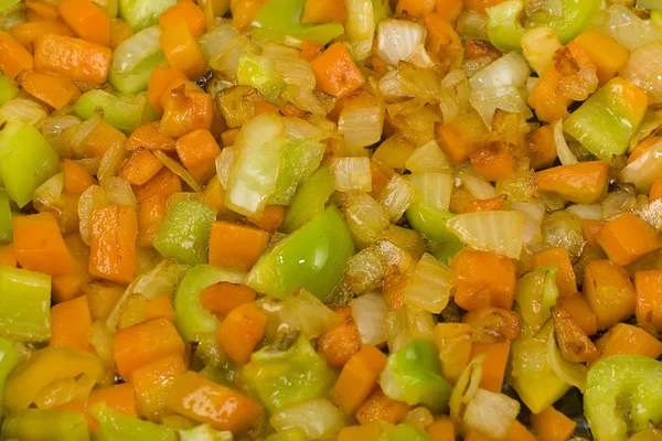 Gebräuntes Gemüse — Stockfoto