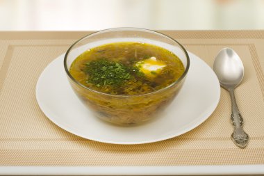 taze lahana ve mantar çorbası