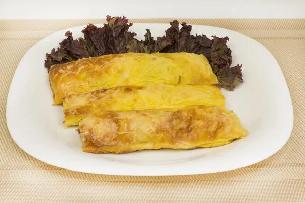 Huevos revueltos rellenos — Foto de Stock