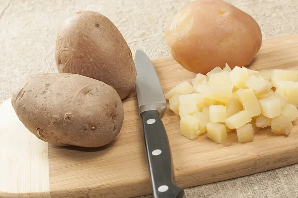 Pečená brambora ve slupce — Stock fotografie