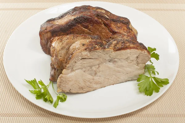 Carne di maiale bollita fredda — Foto Stock