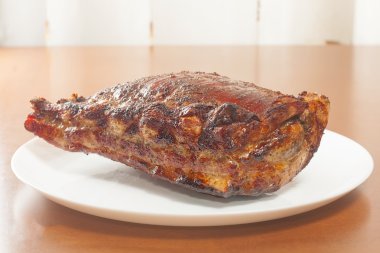 kavrulmuş domuz eti ızgara