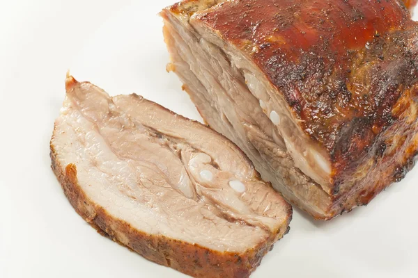 Carne de cerdo asada Vientre en la parrilla — Foto de Stock