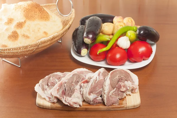 Raw lamb meat — Stock Photo, Image