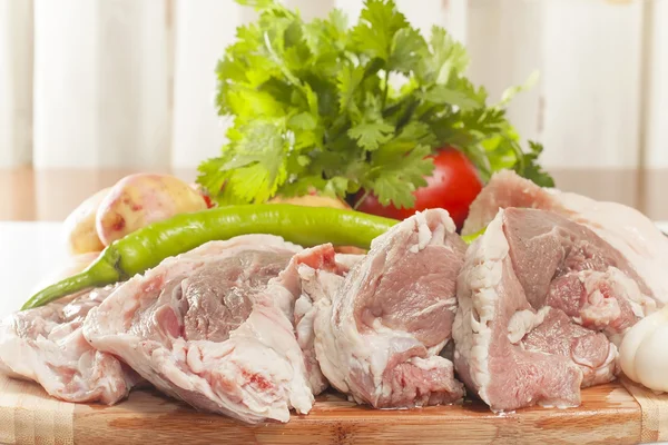 Raw lamb meat — Stock Photo, Image