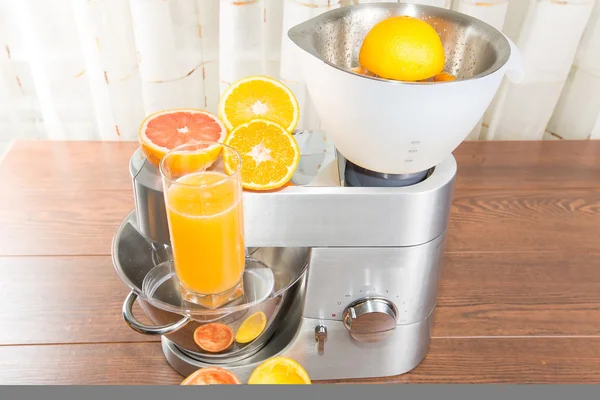 Food processor with citrus press — Stock Photo, Image