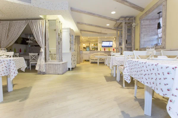 Interior of a small restaurant — Stock Photo, Image