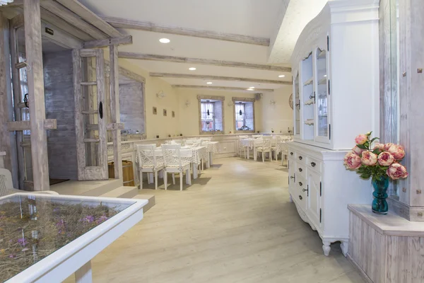 Interior of a small restaurant — Stock Photo, Image