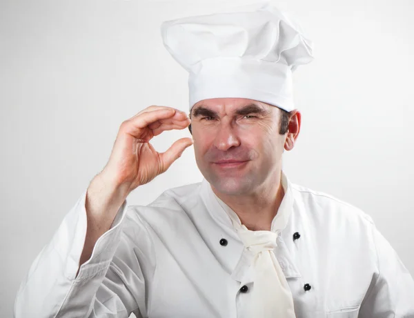 Lachende chef-kok — Stockfoto