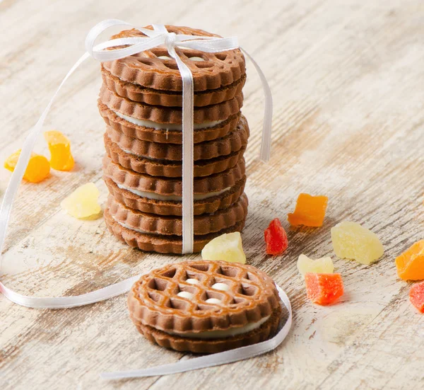 Stack of cookies — Stock Photo, Image