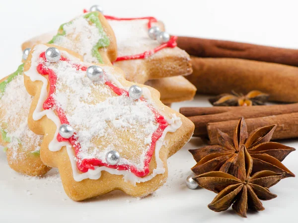 Cookies en specerijen — Stockfoto