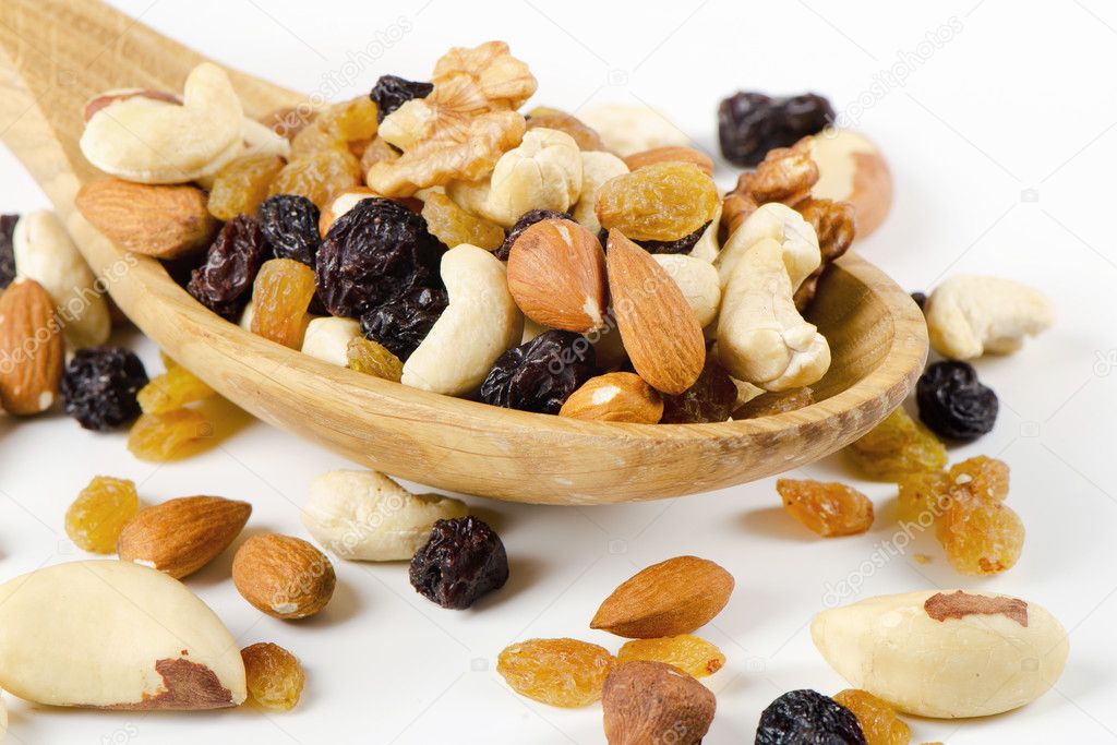 Dried fruits and nuts