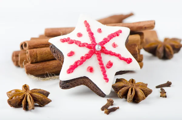 Biscuits de Noël et épices — Photo