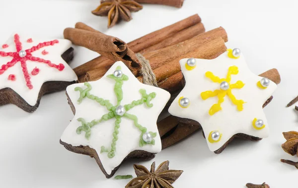 Biscuits de Noël et épices — Photo