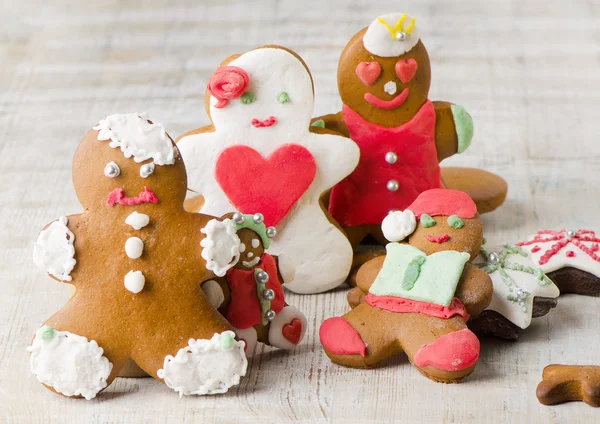 Galletas caseras de jengibre — Foto de Stock