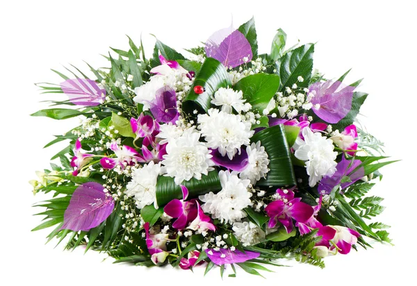 Schöner Strauß frischer Blumen — Stockfoto