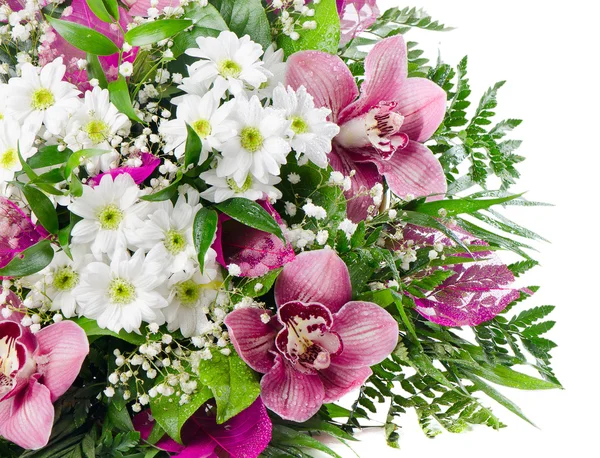 아름 다운 신선한 꽃 꽃다발 — 스톡 사진