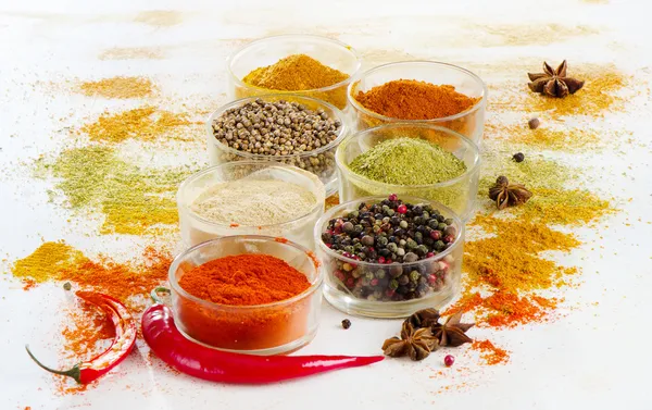 Colorful spices Stock Image
