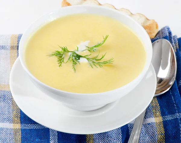 Kremalı çorba — Stok fotoğraf