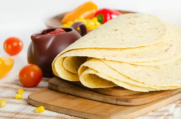 Mexicaans eten - tortilla — Stockfoto