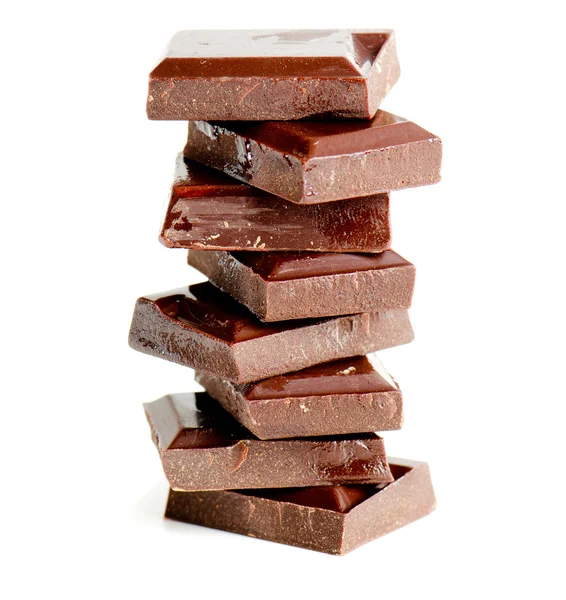 Stack of chocolate — Stock Photo, Image