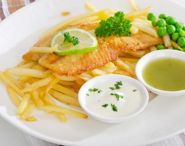 Fish and chips — Stock Photo, Image