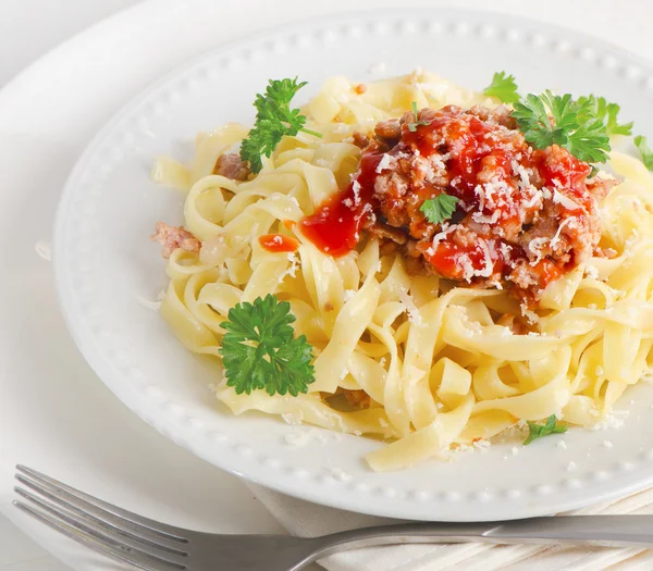 Italiensk mat - pasta — Stockfoto
