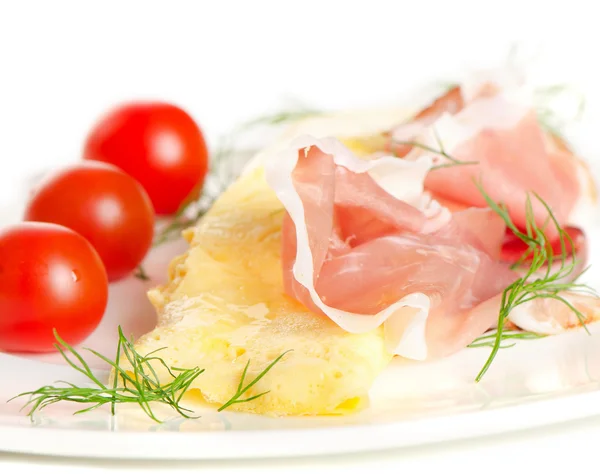 Un desayuno saludable.Tortilla . —  Fotos de Stock