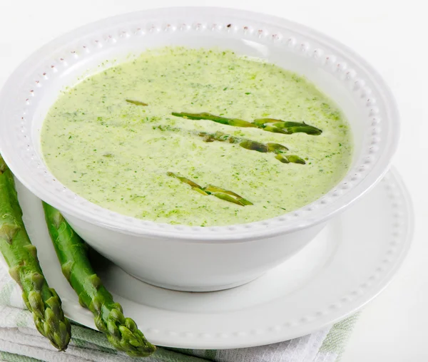 Delicious creamy soup — Stock Photo, Image