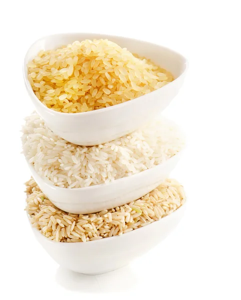 Rice isolated on white — Stock Photo, Image