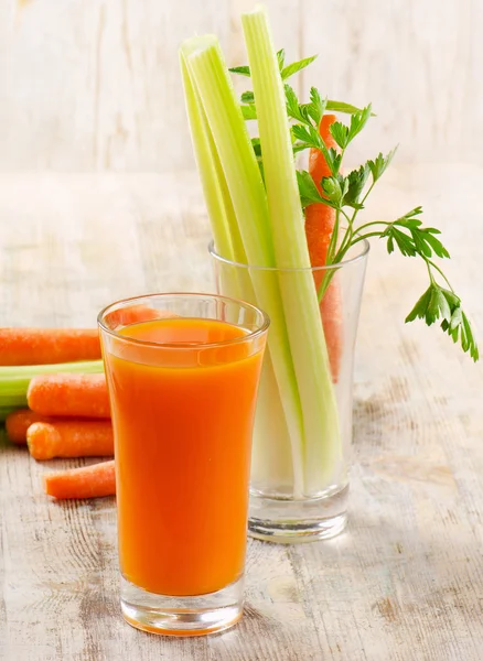 Suco de cenoura — Fotografia de Stock