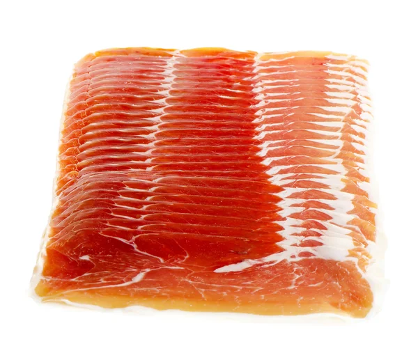 Slices of cured ham — Stock Photo, Image