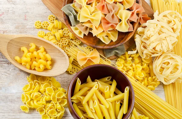 Sortiment av pasta — Stockfoto
