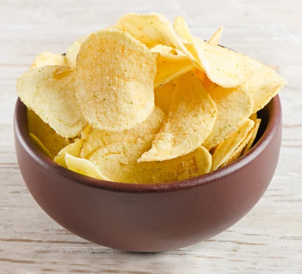 Potatischips — Stockfoto