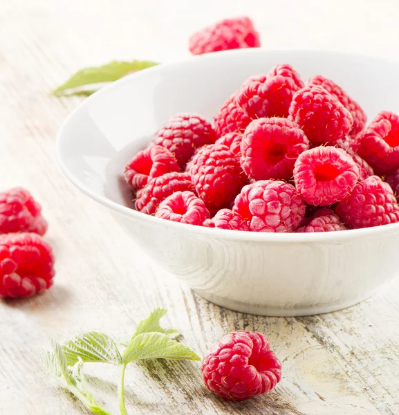 Fresh raspberries . — Stock Photo, Image