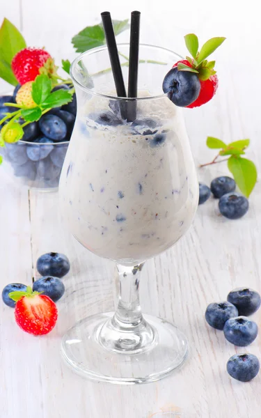 Blueberry smoothie — Stock Photo, Image