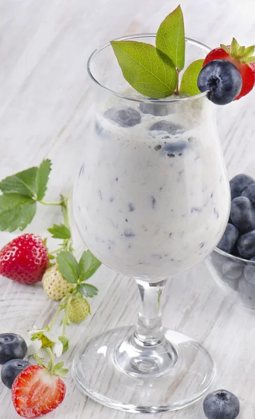 Blueberry smoothie — Stock Photo, Image