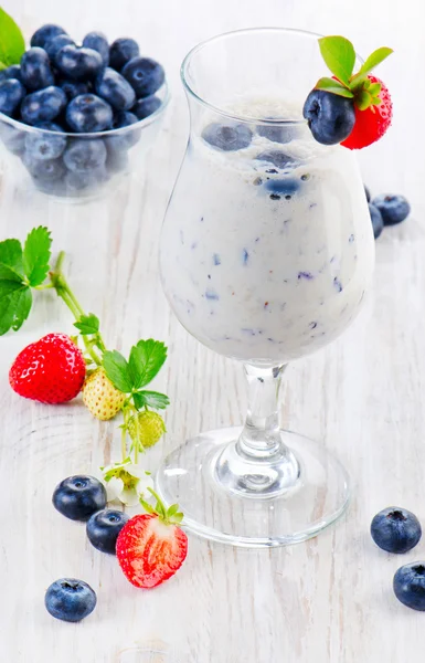 Blueberry smoothie — Stock Photo, Image