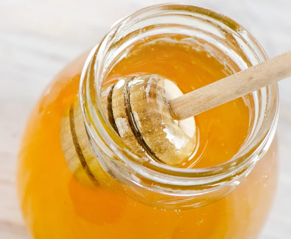 Банку меду — стокове фото