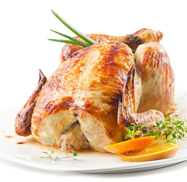 Roasted chicken — Stock Photo, Image