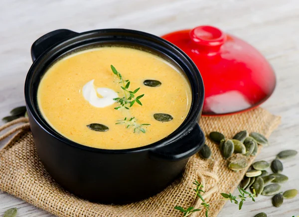 Pumpkin soup — Stock Photo, Image