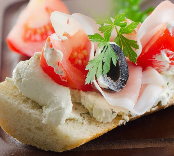 Pan con tocino ahumado —  Fotos de Stock