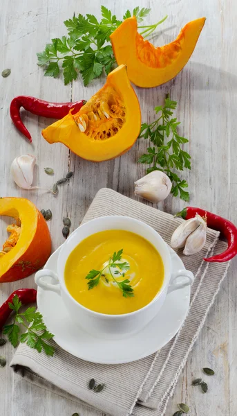 Sopa de abóbora — Fotografia de Stock