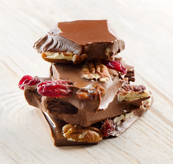 Gebroken chocolade — Stockfoto