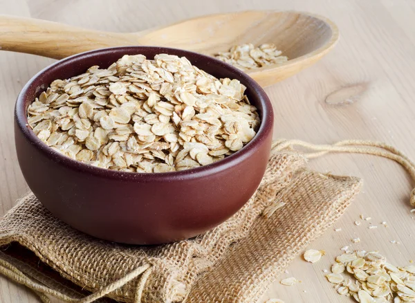 Copos de avena — Foto de Stock