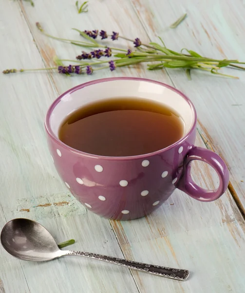 Tazza di tè nero — Foto Stock