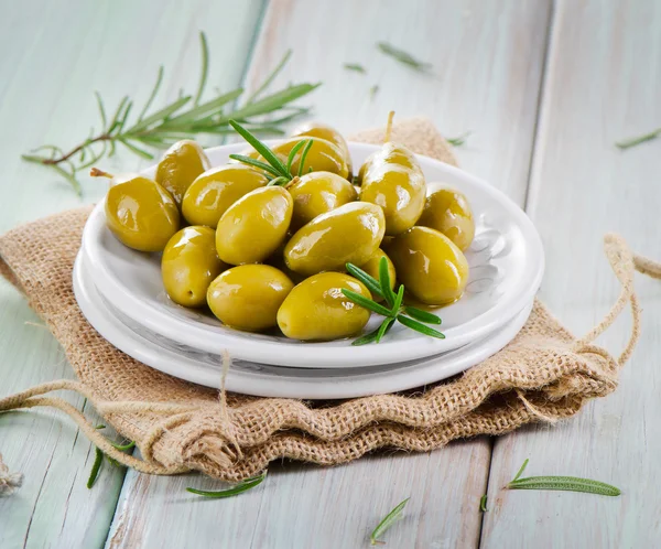 Green olives. — Stock Photo, Image