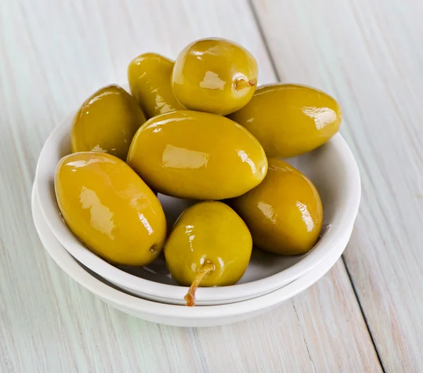 Gröna oliver. — Stockfoto
